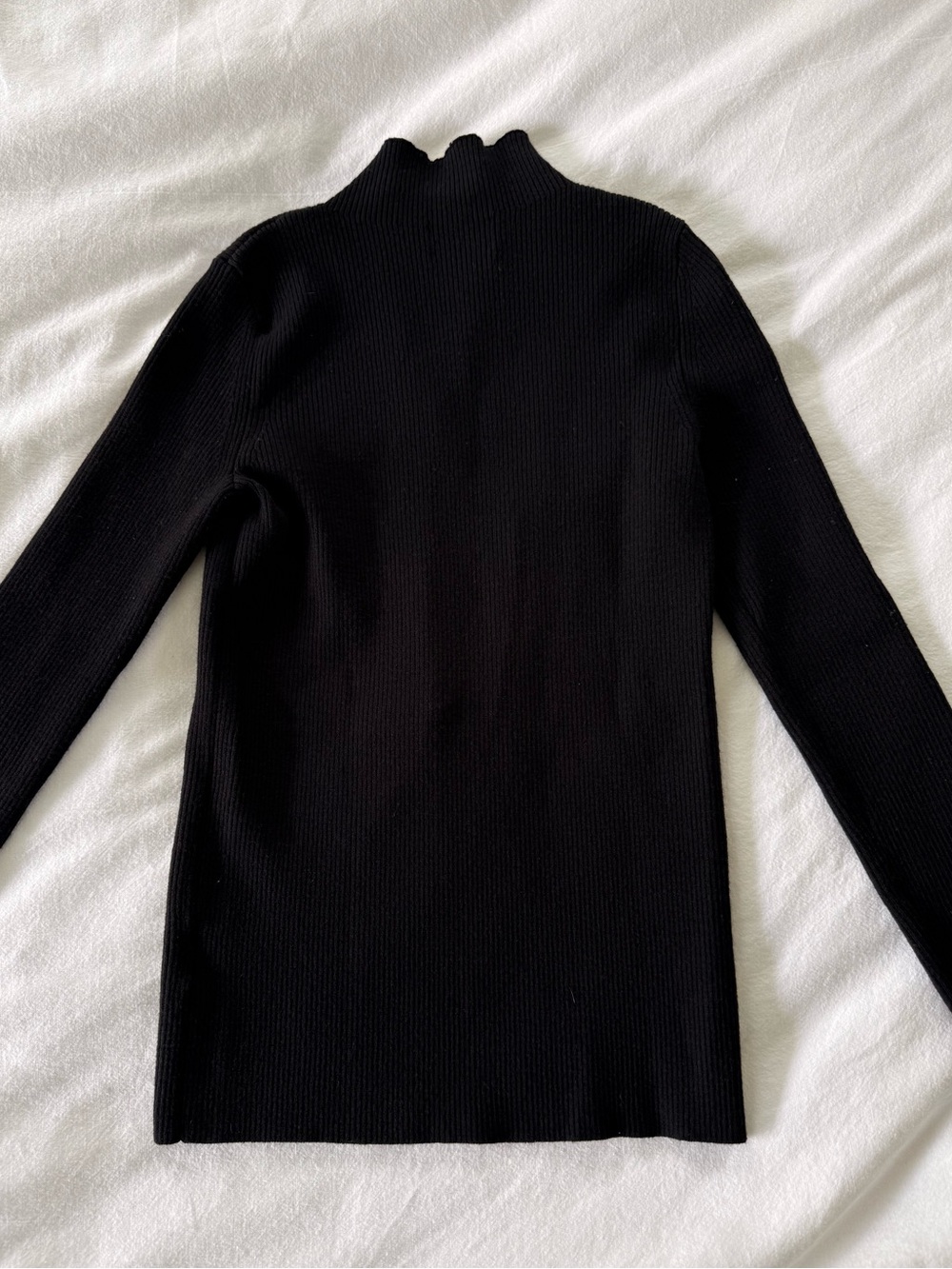 Wilfred Black Ribbed Half-Zip Pullover Size XS - Picture 5 of 5